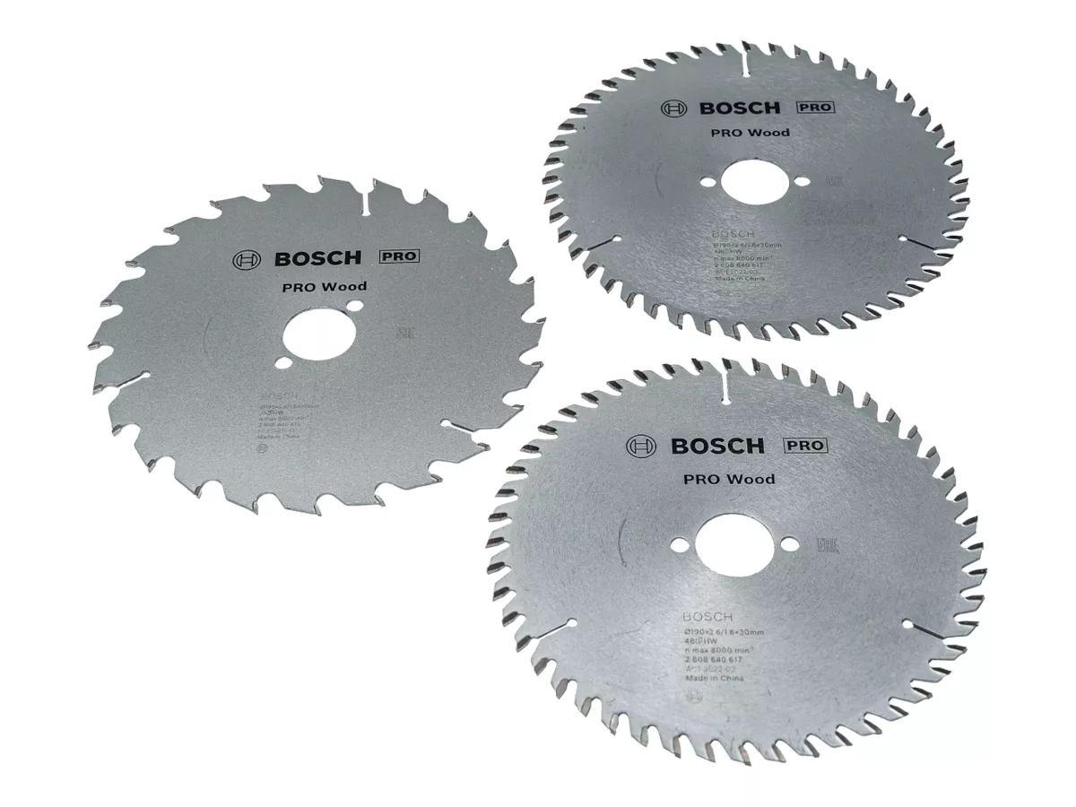 Set 3x lames PRO Wood 190x30mm BOSCH